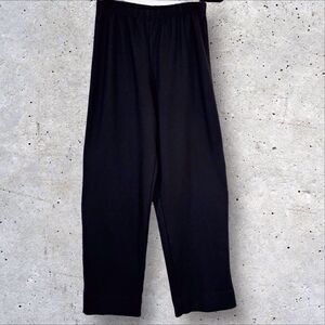 bryn WALKER Wide Leg Pull On Black Crop Pants High Waisted Women’s Small